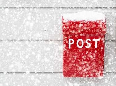 Briefkasten im Schnee © Marion-Blumenthal-Oberschule Hoya